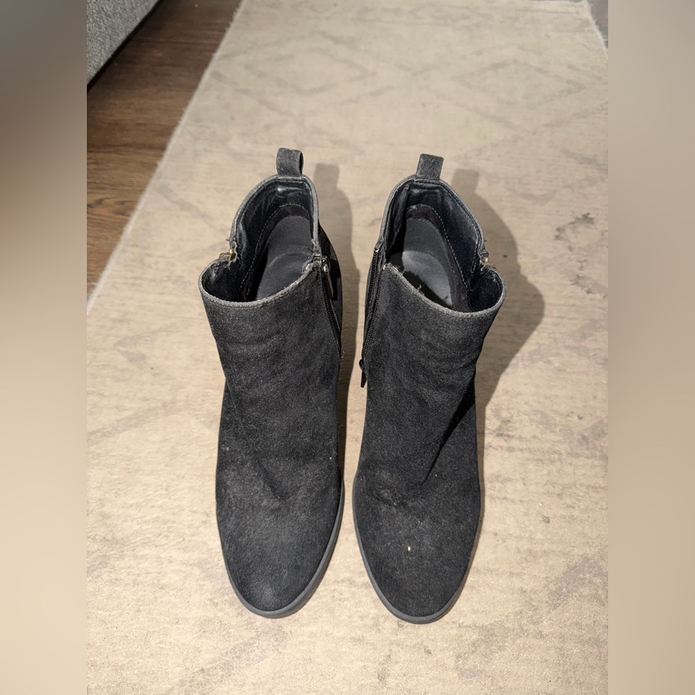 Black Suede Ankle Boots